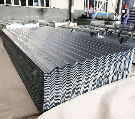 DX51D Galvanized Corrugated Roofing Sheet 4x8 GI Corrugated Zinc Roof Sheets