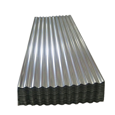 4x8 Galvanized Corrugated Roofing Sheet 0.25-2.5mm Thick White Iron Sheet